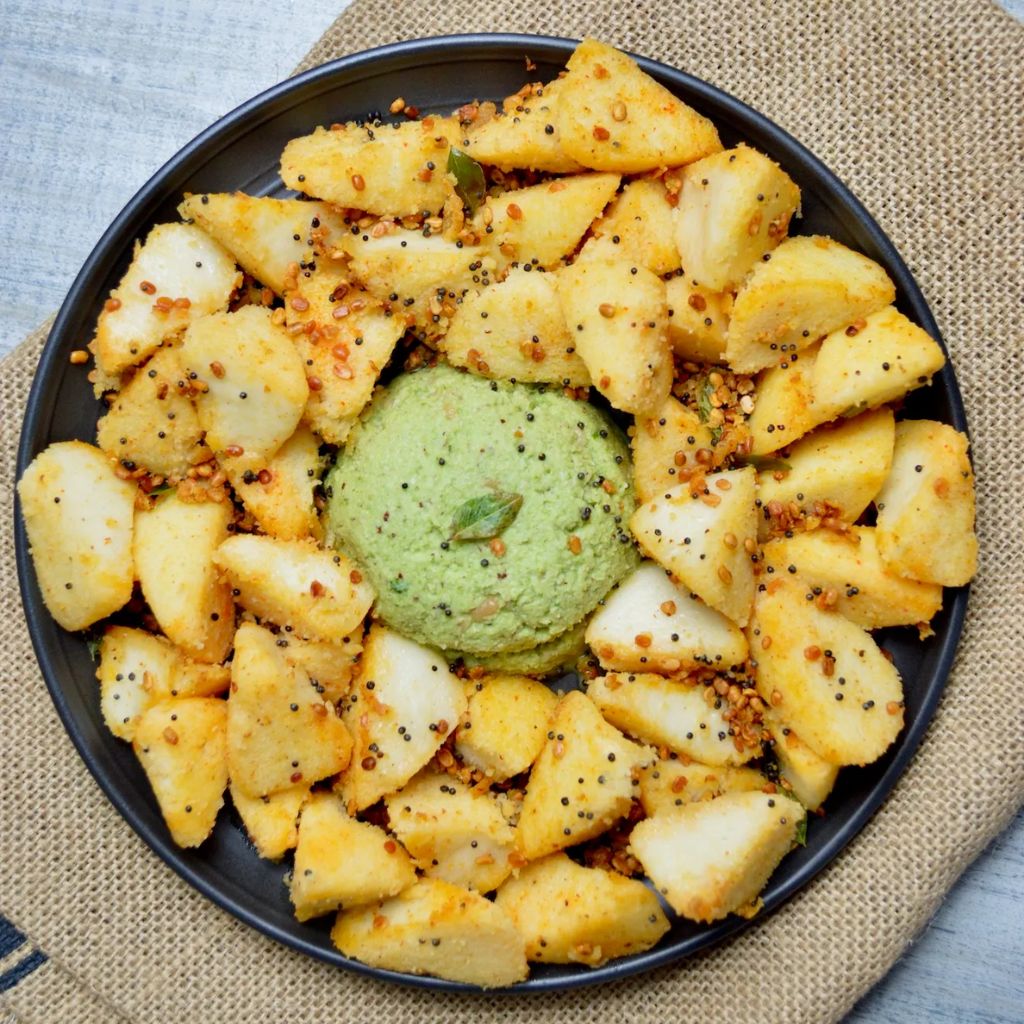 Fry Idli Sambhar